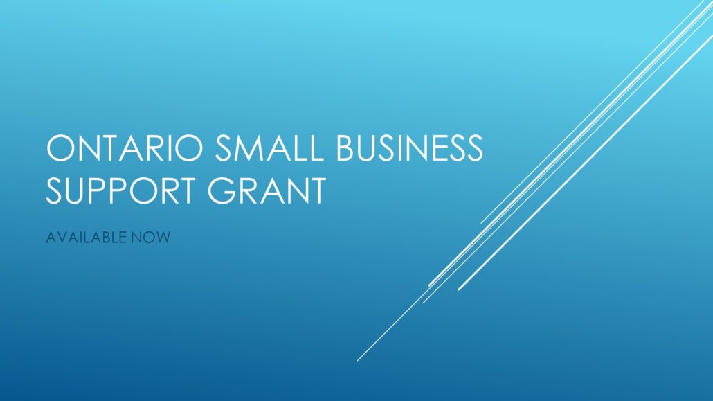 Ontario Small Business Support Grant 2021 Asrani CPA